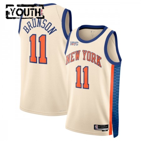 Camiseta Niños New York Knicks Jalen Brunson 2025-26 Nike City Edition Blanco Swingman Camiseta Niños New York Knicks Jalen Brunson 2025-26 Nike City Edition Blanco Swingman